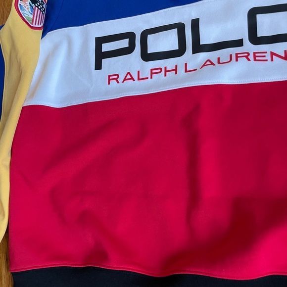 Polo Ralph Lauren 67 Alpine Racing 1/4 Zip Sweatshirt Sweater NWT Size Medium - Picture 5 of 9